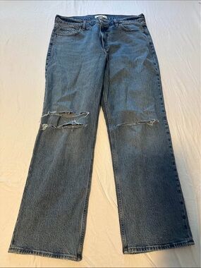 Abercrombie & Fitch Light Blue Low Rise Jeans